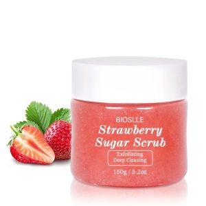 Solimo Body Scrub, Strawberry, 300gms